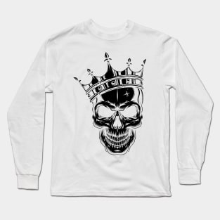 Skull in Crown Long Sleeve T-Shirt